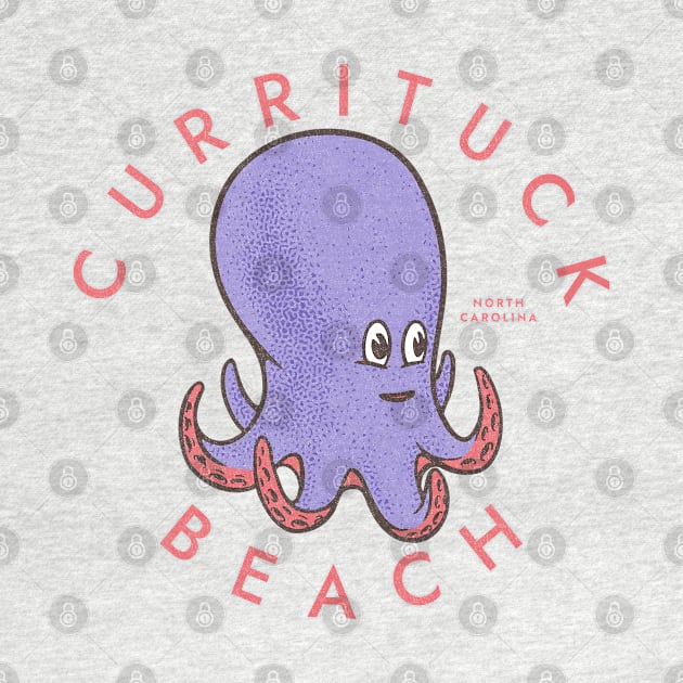 Currituck Beach, NC Summertime Vacationing Octopus by Contentarama